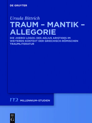 cover image of Traum--Mantik--Allegorie
